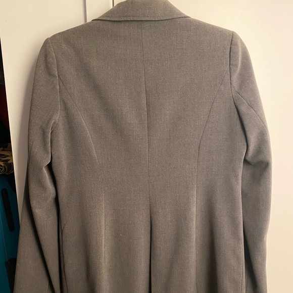 Grey blazer with lining and pockets - Picture 3 of 6